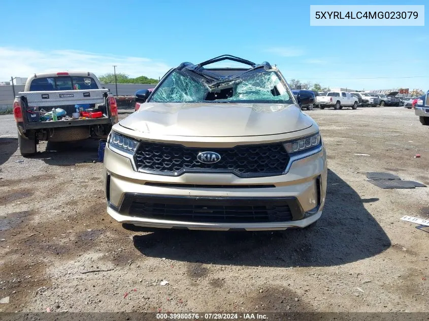 5XYRL4LC4MG023079 2021 Kia Sorento S