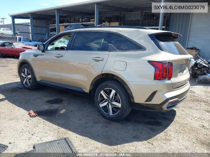 2021 Kia Sorento S VIN: 5XYRL4LC4MG023079 Lot: 39980576