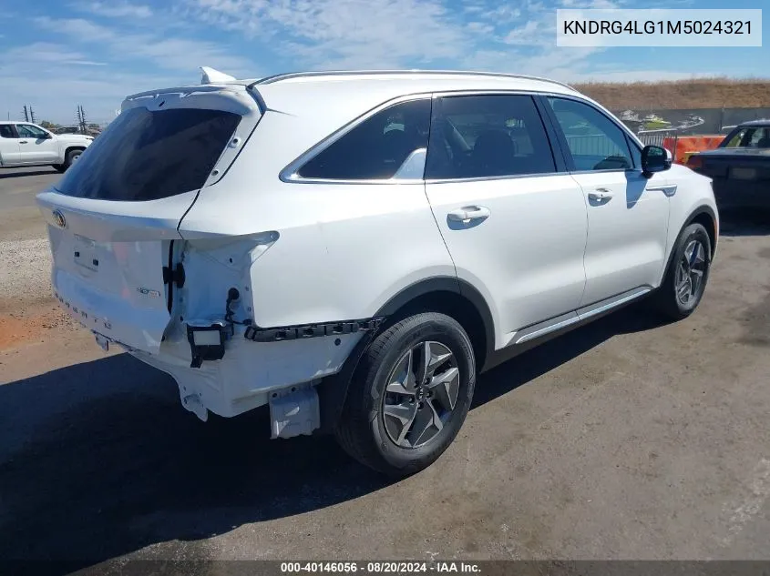 KNDRG4LG1M5024321 2021 Kia Sorento Hybrid S