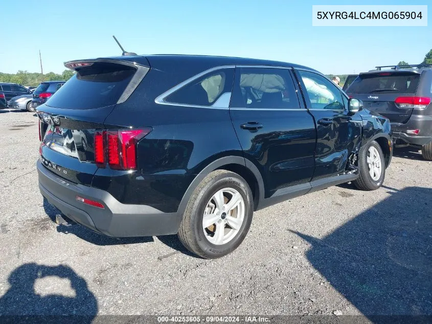 2021 Kia Sorento Lx VIN: 5XYRG4LC4MG065904 Lot: 40253605