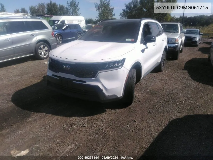 2021 Kia Sorento S VIN: 5XYRLDLC9MG061715 Lot: 40278144