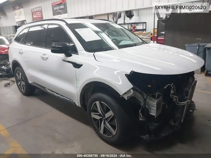 2021 Kia Sorento Ex VIN: 5XYRH4LF8MG020620 Lot: 40356750