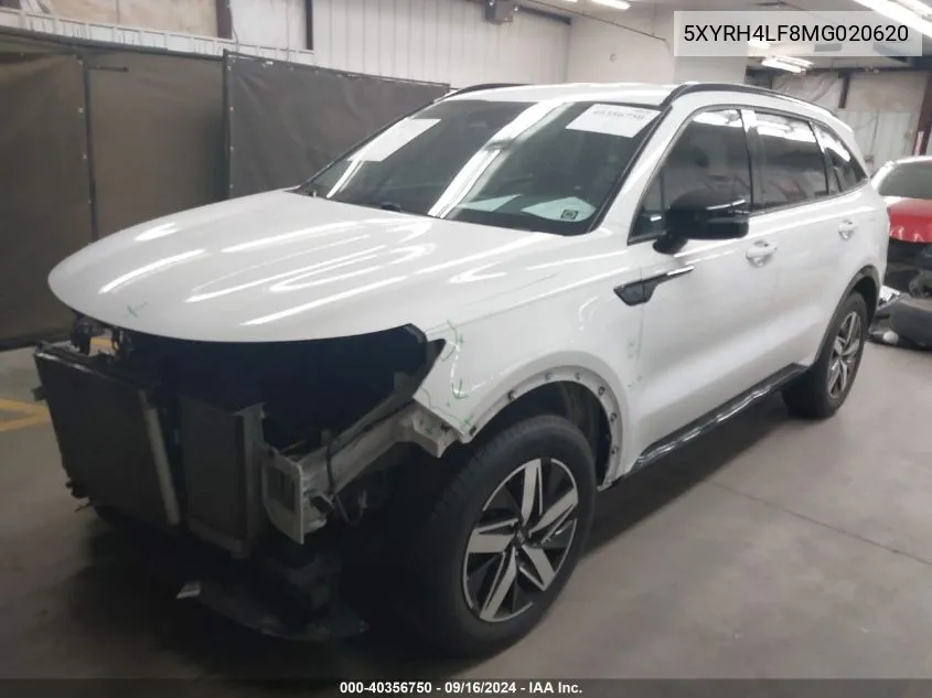 2021 Kia Sorento Ex VIN: 5XYRH4LF8MG020620 Lot: 40356750