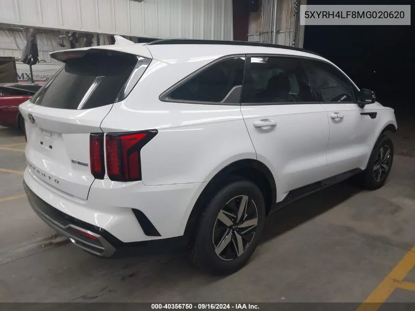 2021 Kia Sorento Ex VIN: 5XYRH4LF8MG020620 Lot: 40356750