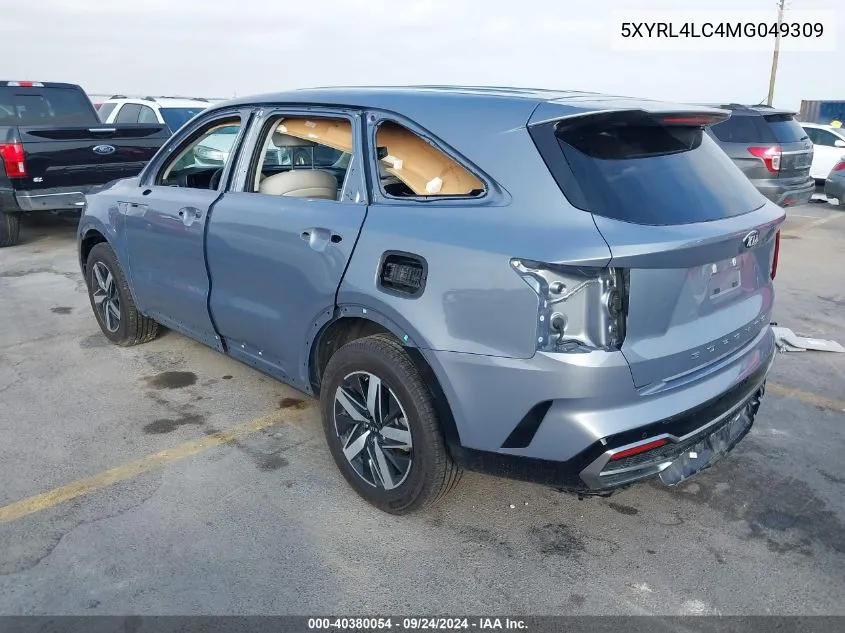 2021 Kia Sorento S VIN: 5XYRL4LC4MG049309 Lot: 40380054