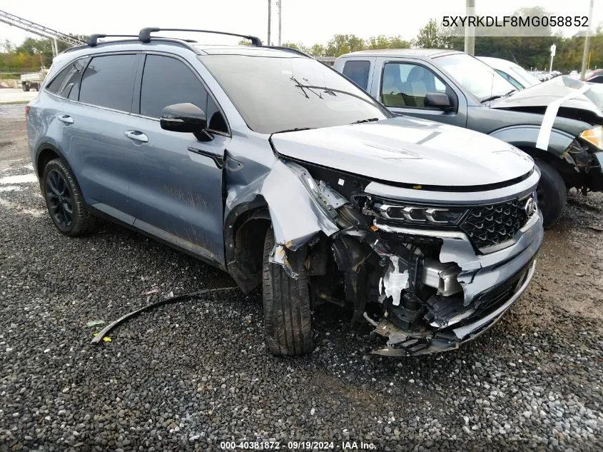 2021 Kia Sorento Sx VIN: 5XYRKDLF8MG058852 Lot: 40381872