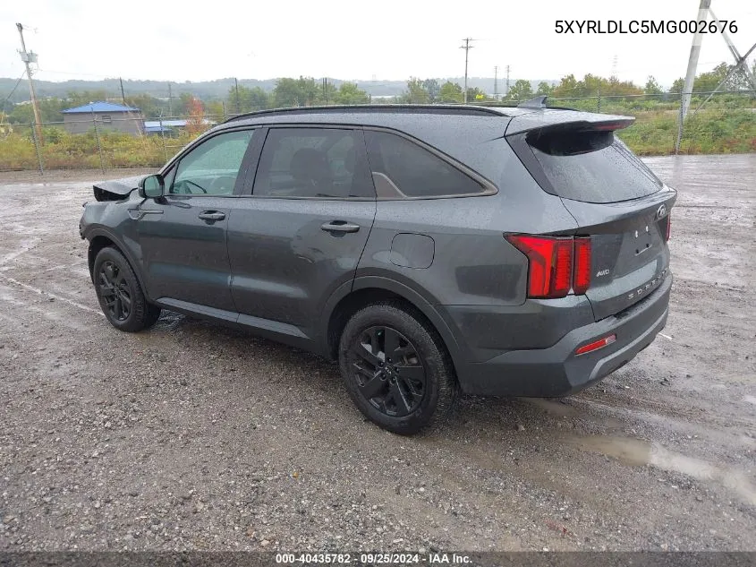 2021 Kia Sorento S VIN: 5XYRLDLC5MG002676 Lot: 40435782