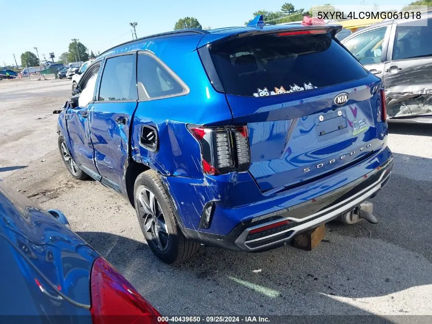 2021 Kia Sorento S VIN: 5XYRL4LC9MG061018 Lot: 40439650