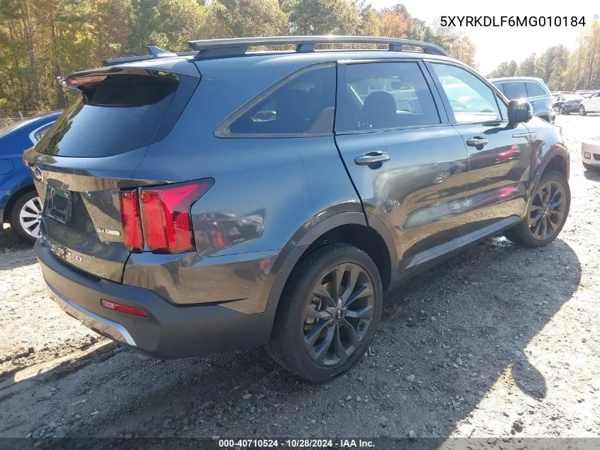 2021 Kia Sorento Sx Prestige VIN: 5XYRKDLF6MG010184 Lot: 40710524