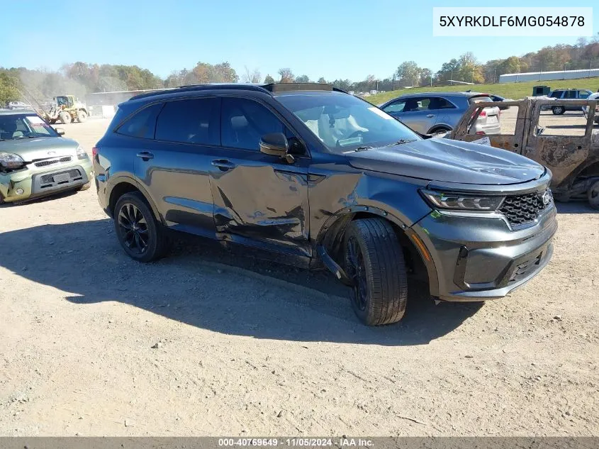 2021 Kia Sorento Sx VIN: 5XYRKDLF6MG054878 Lot: 40769649