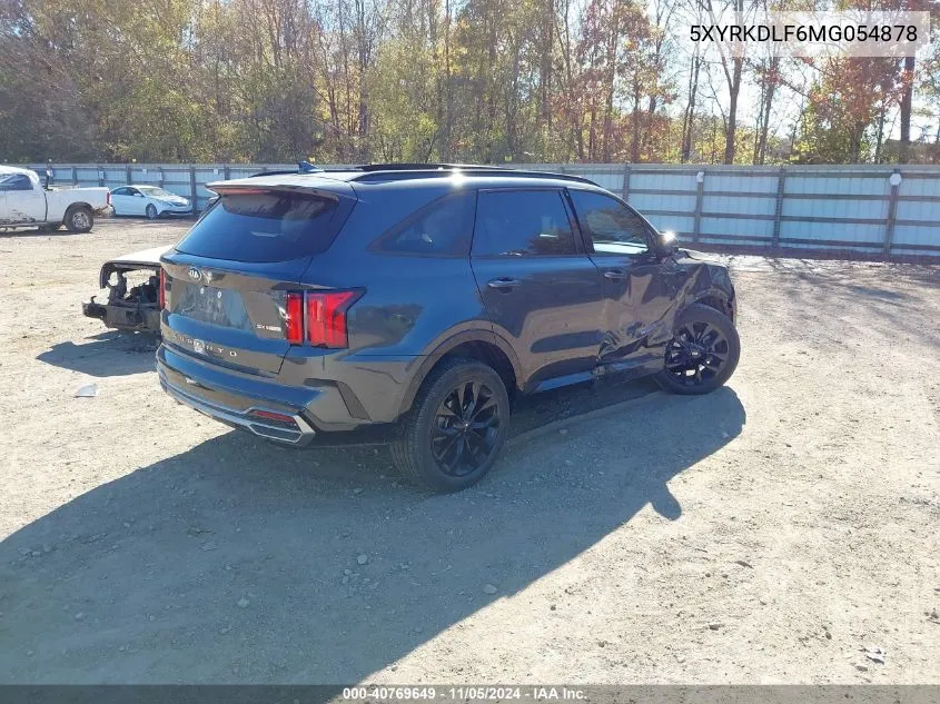 2021 Kia Sorento Sx VIN: 5XYRKDLF6MG054878 Lot: 40769649