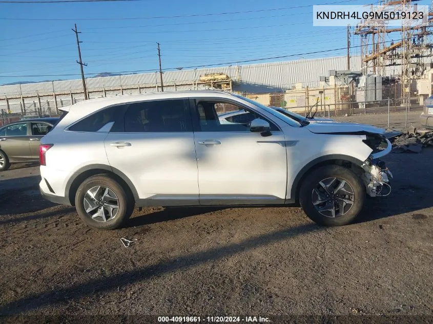 2021 Kia Sorento Hybrid Ex VIN: KNDRH4LG9M5019123 Lot: 40919661