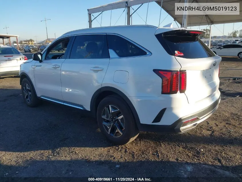 2021 Kia Sorento Hybrid Ex VIN: KNDRH4LG9M5019123 Lot: 40919661