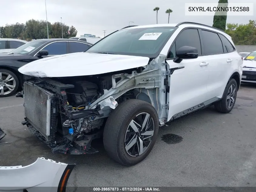 2022 Kia Sorento S VIN: 5XYRL4LCXNG152588 Lot: 39857873