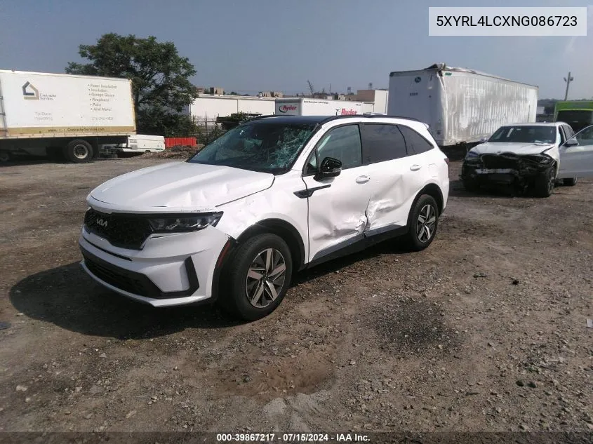 2022 Kia Sorento S VIN: 5XYRL4LCXNG086723 Lot: 39867217