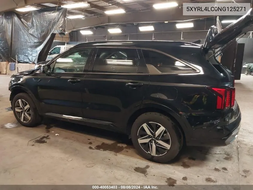 2022 Kia Sorento S VIN: 5XYRL4LC0NG125271 Lot: 40053403