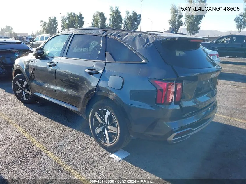 2022 Kia Sorento S VIN: 5XYRL4LCXNG148606 Lot: 40148936