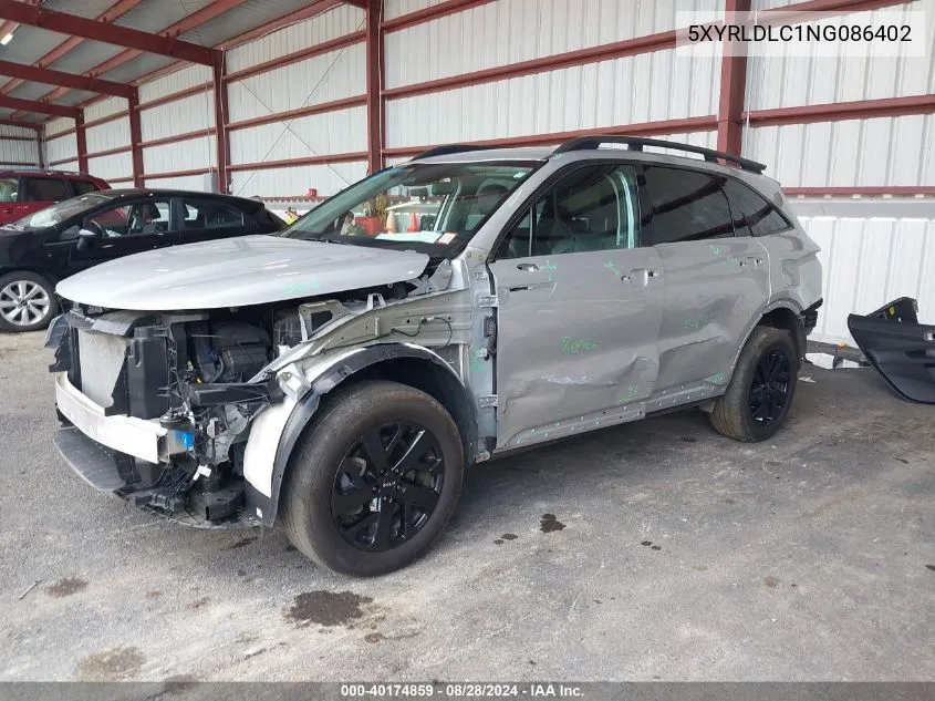 2022 Kia Sorento X-Line S VIN: 5XYRLDLC1NG086402 Lot: 40174859