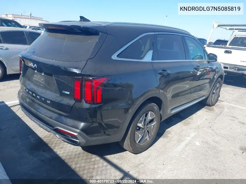 2022 Kia Sorento Hybrid S VIN: KNDRGDLG7N5085819 Lot: 40179723