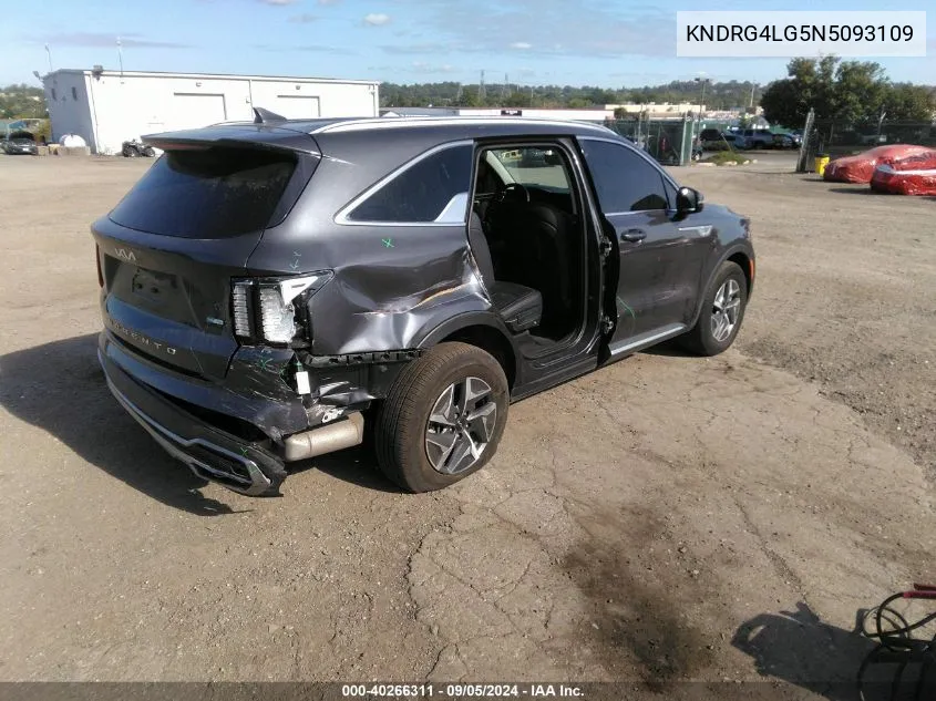 2022 Kia Sorento Hybrid S VIN: KNDRG4LG5N5093109 Lot: 40266311