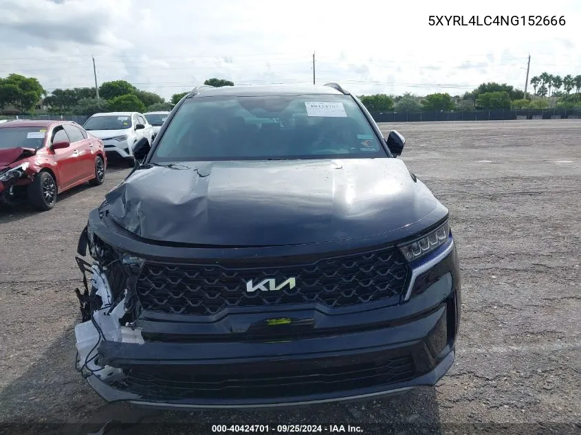 5XYRL4LC4NG152666 2022 Kia Sorento S