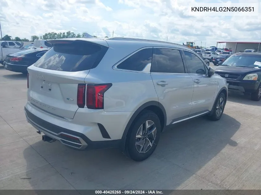 2022 Kia Sorento Hybrid Ex VIN: KNDRH4LG2N5066351 Lot: 40425265