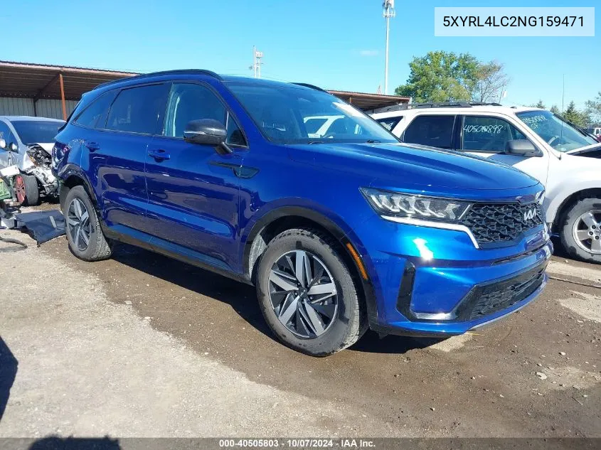 2022 Kia Sorento S VIN: 5XYRL4LC2NG159471 Lot: 40505803