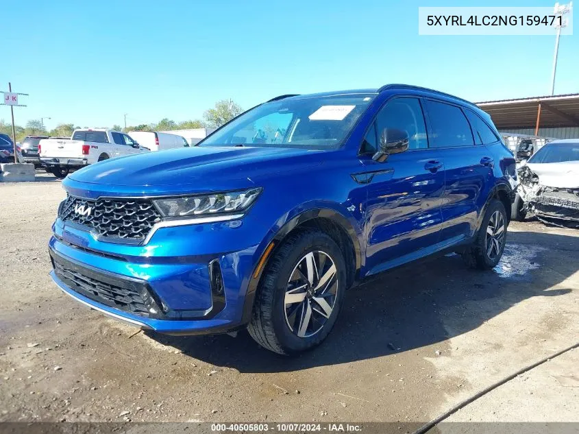 2022 Kia Sorento S VIN: 5XYRL4LC2NG159471 Lot: 40505803