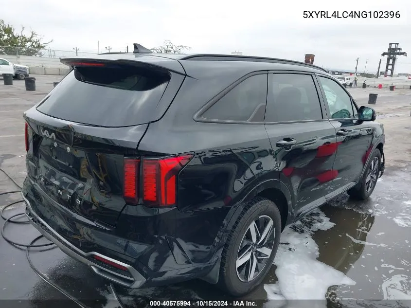 2022 Kia Sorento S VIN: 5XYRL4LC4NG102396 Lot: 40575994