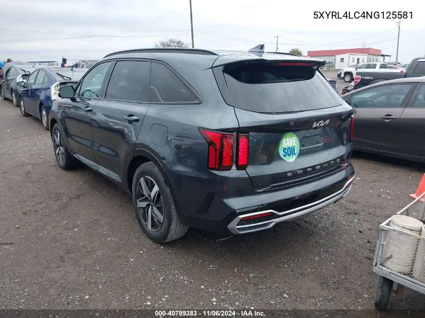 2022 Kia Sorento S VIN: 5XYRL4LC4NG125581 Lot: 40789383