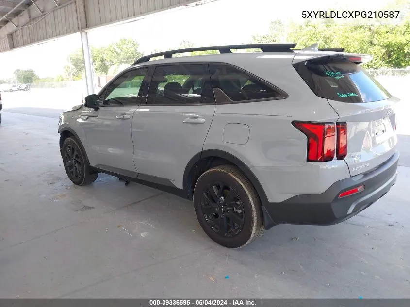 5XYRLDLCXPG210587 2023 Kia Sorento X-Line S