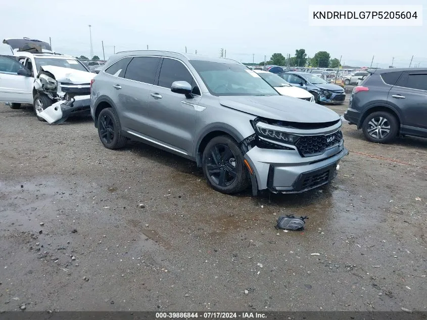 2023 Kia Sorento Hybrid Ex VIN: KNDRHDLG7P5205604 Lot: 39886844