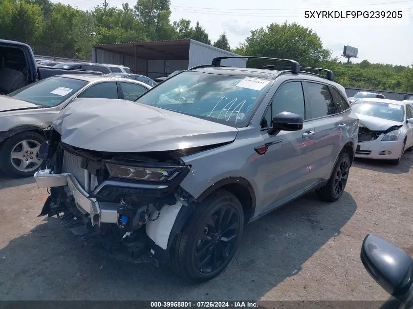 2023 Kia Sorento Sx VIN: 5XYRKDLF9PG239205 Lot: 39958801