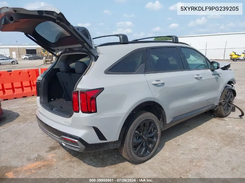 2023 Kia Sorento Sx VIN: 5XYRKDLF9PG239205 Lot: 39958801