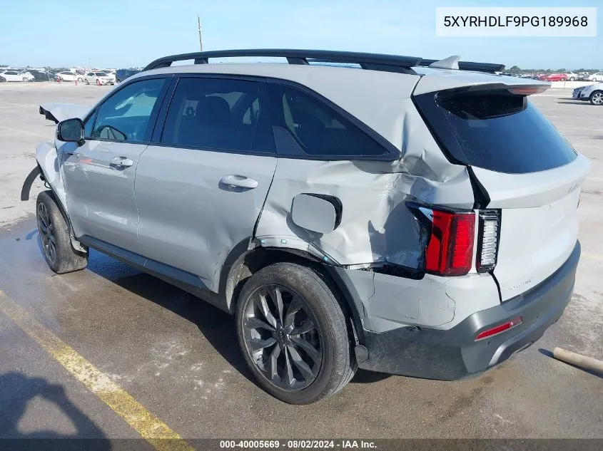 5XYRHDLF9PG189968 2023 Kia Sorento X-Line Ex