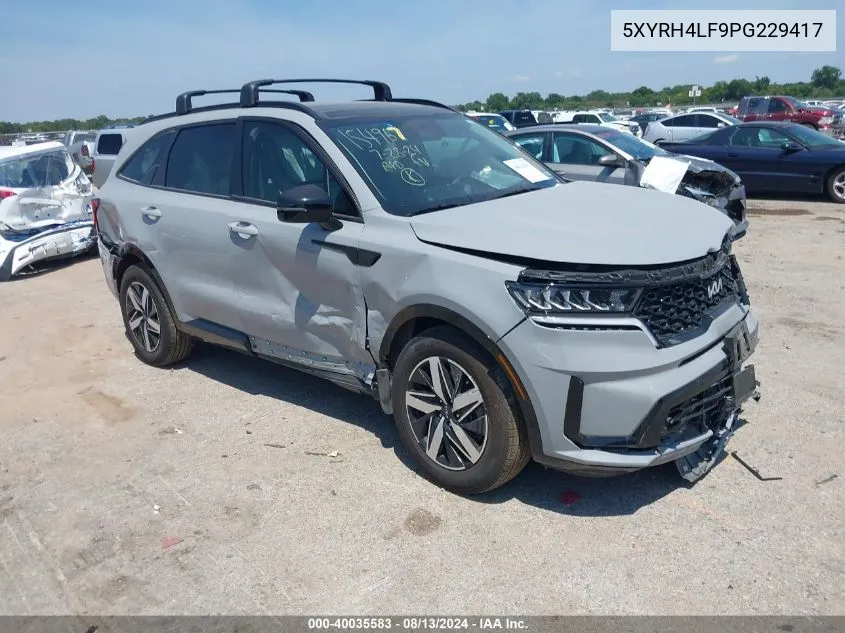 2023 Kia Sorento Ex VIN: 5XYRH4LF9PG229417 Lot: 40035583