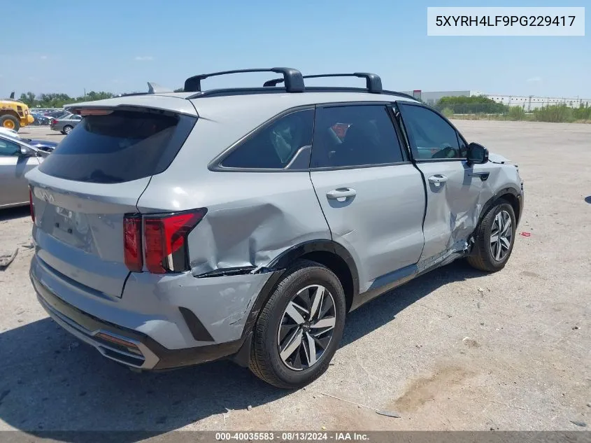 2023 Kia Sorento Ex VIN: 5XYRH4LF9PG229417 Lot: 40035583