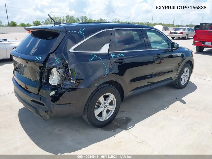 2023 Kia Sorento Lx VIN: 5XYRG4LC1PG166838 Lot: 40084949