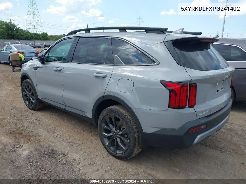 2023 Kia Sorento X-Line Sx Prestige VIN: 5XYRKDLFXPG241402 Lot: 40102979