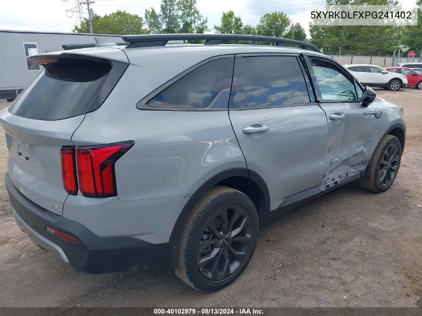 2023 Kia Sorento X-Line Sx Prestige VIN: 5XYRKDLFXPG241402 Lot: 40102979