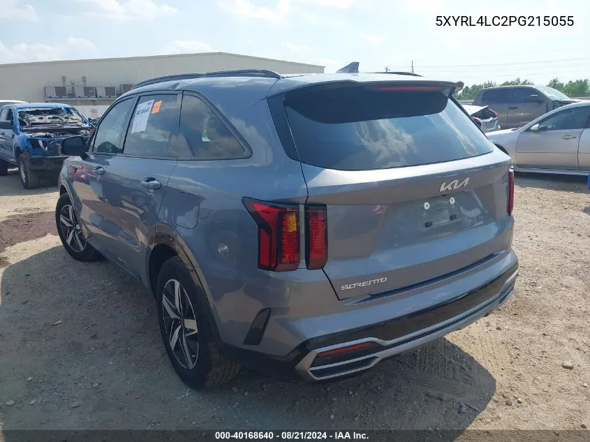 2023 Kia Sorento S VIN: 5XYRL4LC2PG215055 Lot: 40168640