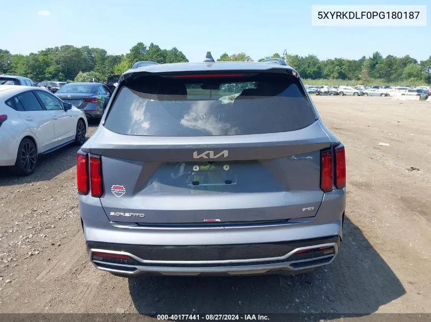 2023 Kia Sorento Sx Prestige VIN: 5XYRKDLF0PG180187 Lot: 40177441