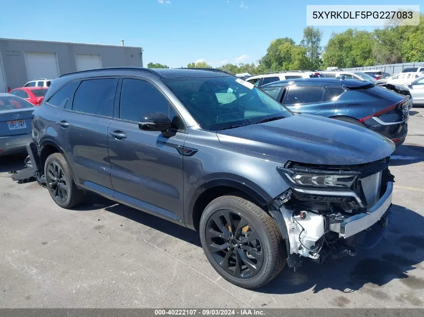 2023 Kia Sorento Sx VIN: 5XYRKDLF5PG227083 Lot: 40222107