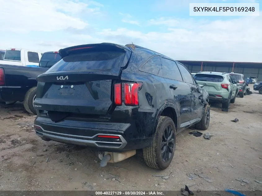 5XYRK4LF5PG169248 2023 Kia Sorento Sx