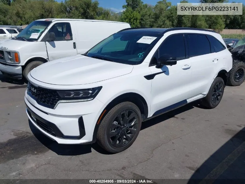 2023 Kia Sorento Sx Prestige VIN: 5XYRKDLF6PG223141 Lot: 40254905