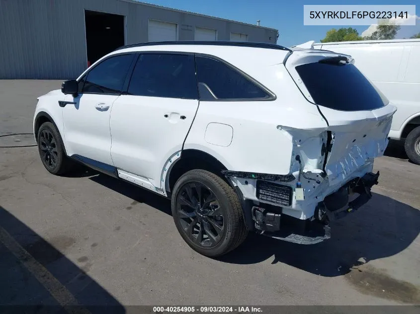 5XYRKDLF6PG223141 2023 Kia Sorento Sx Prestige