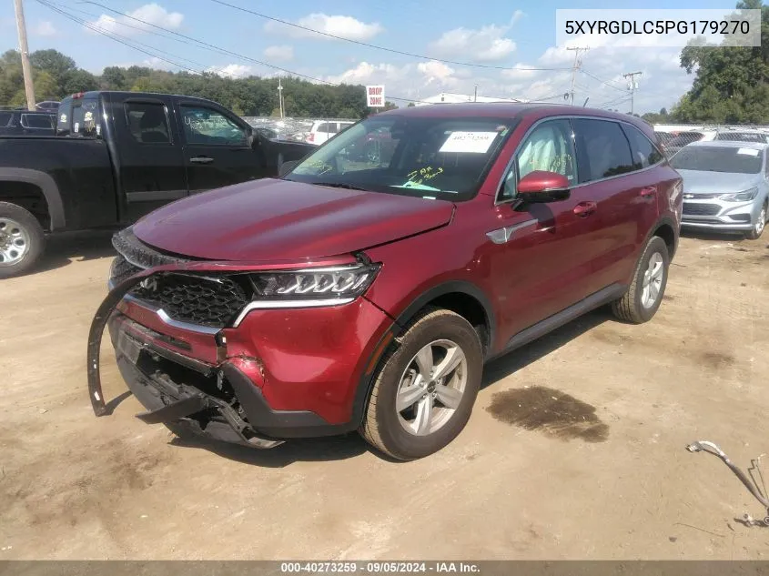 2023 Kia Sorento Lx VIN: 5XYRGDLC5PG179270 Lot: 40273259