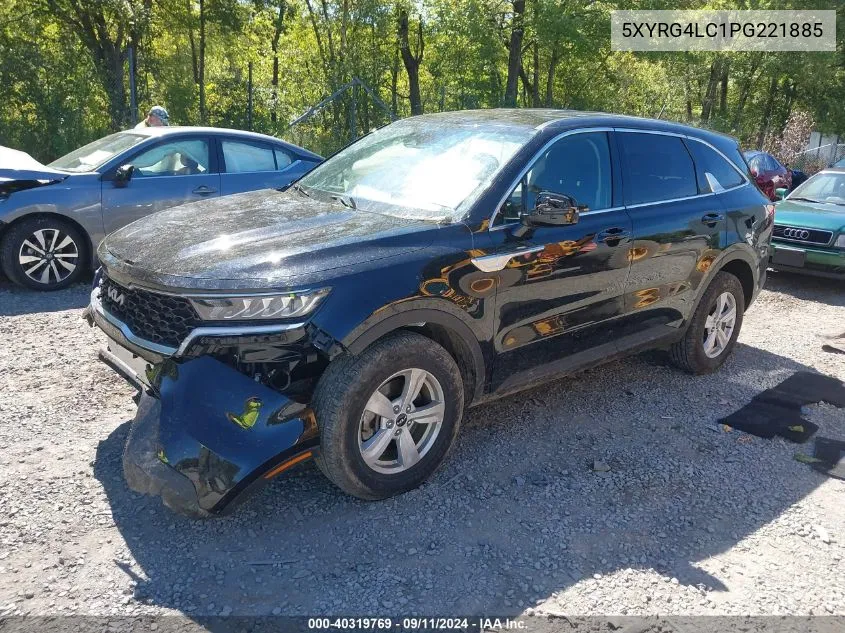 2023 Kia Sorento Lx VIN: 5XYRG4LC1PG221885 Lot: 40319769