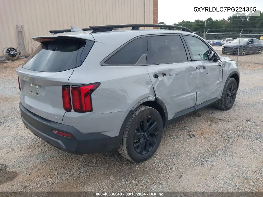 2023 Kia Sorento X-Line S VIN: 5XYRLDLC7PG224365 Lot: 40336549