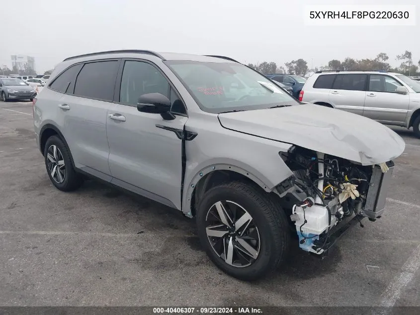 2023 Kia Sorento Ex VIN: 5XYRH4LF8PG220630 Lot: 40406307